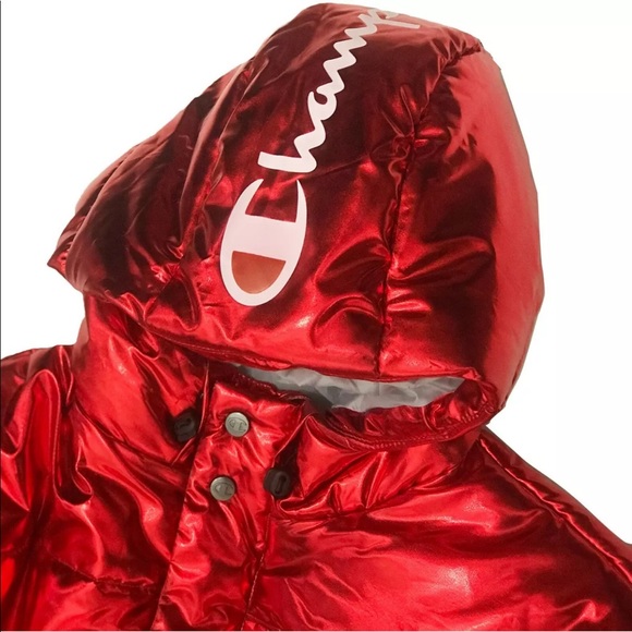 Limited Champion x NASA Metallic Puffer Jacket - Picture 6 of 8